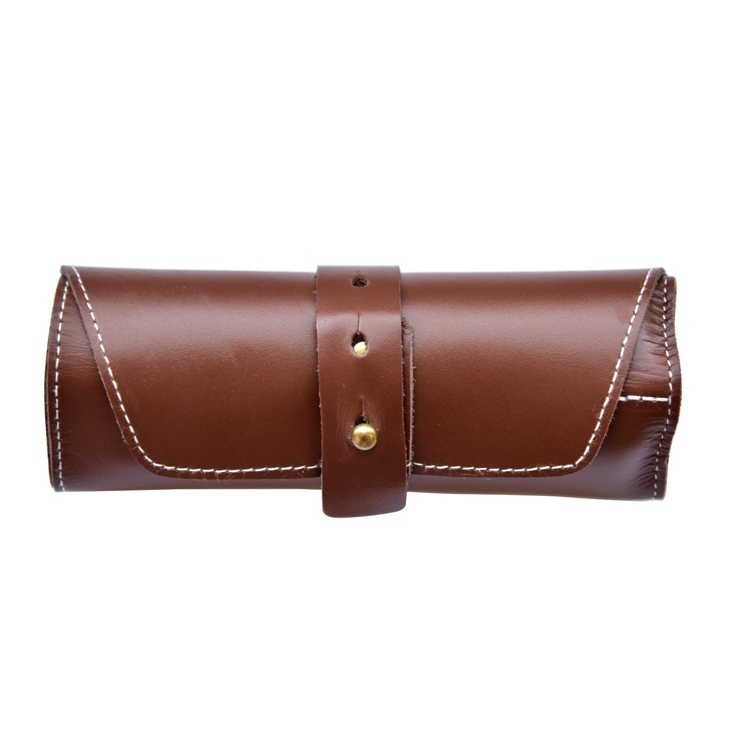 Vouw Steakmes Set In Leren Rol