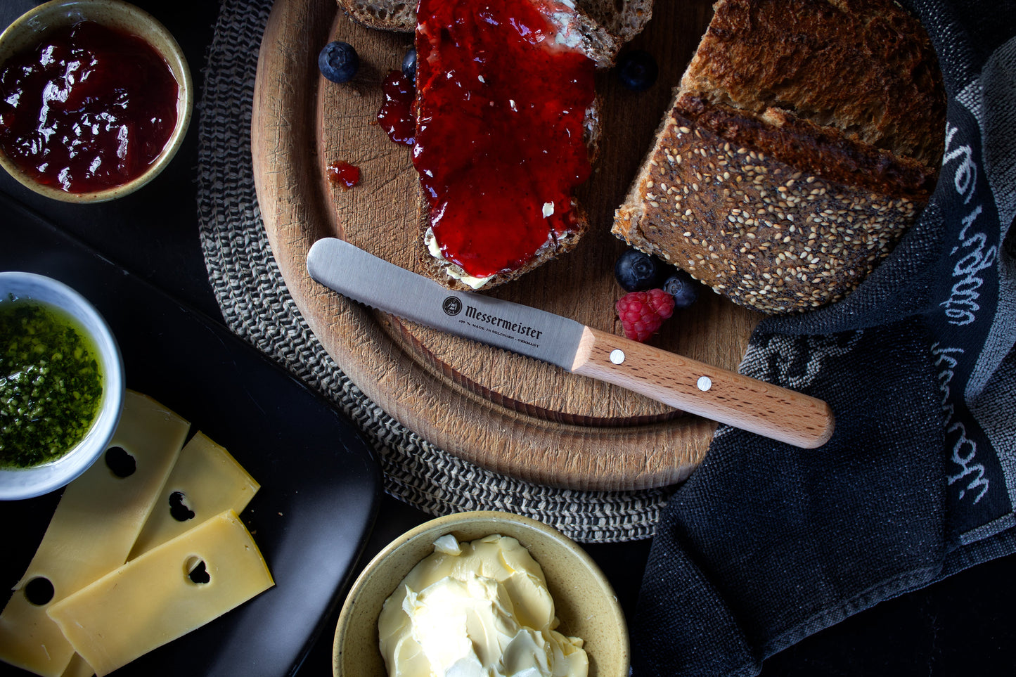 FUTURE 11 CM BUCKELS FRÜHSTÜCKSMESSER SET MIT 2 STÜCK