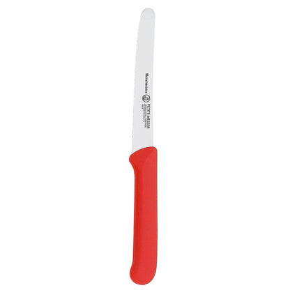 Petite Messer 9Cm  Red Serrated Tomato Knife