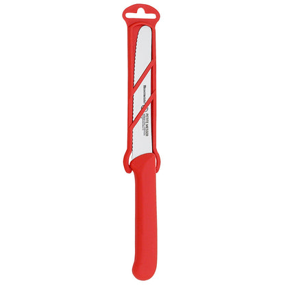 Petite Messer 9Cm  Red Serrated Tomato Knife