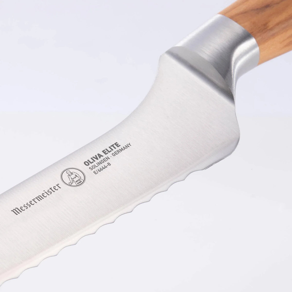 Oliva Elite Scalloped Offset Knife - 20 cm
