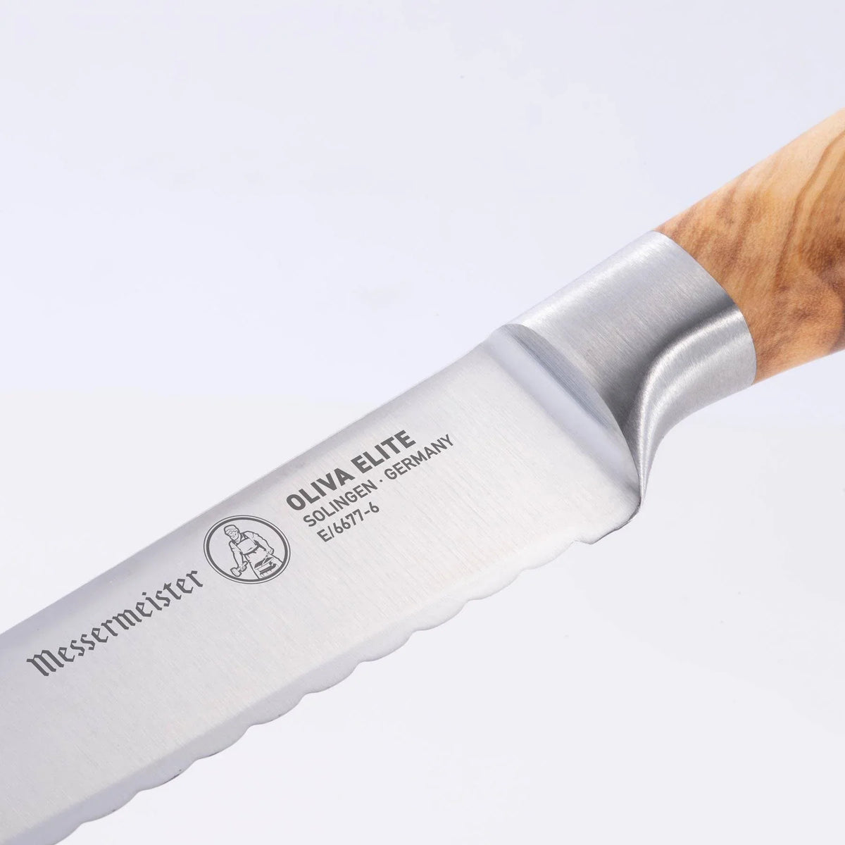 Oliva Elite Reversed Scalloped Utility Knife - 15 cm