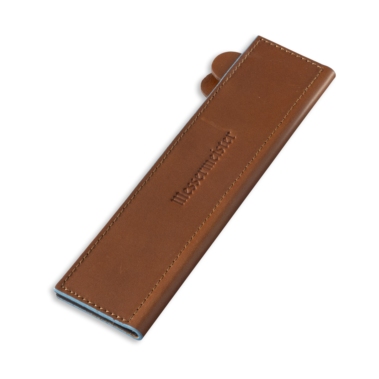 SADDLE BROWN MAGNETIC LEATHER EDGE-GUARD - 21 CM