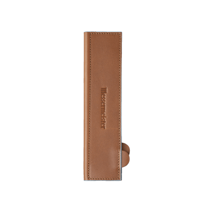 SADDLE BROWN MAGNETIC LEATHER EDGE-GUARD - 21 CM