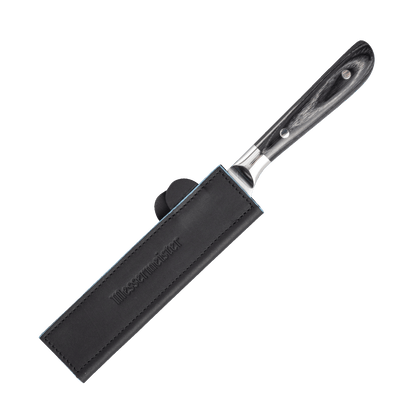 BLACK MAGNETIC LEATHER EDGE-GUARD - 16 CM