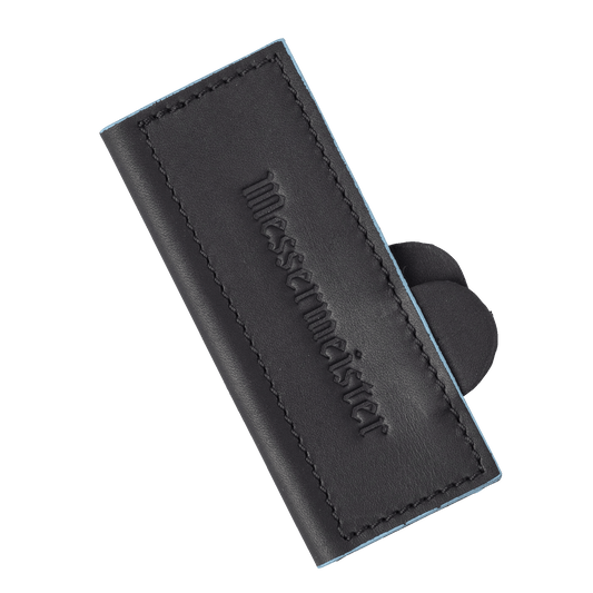 BLACK MAGNETIC LEATHER EDGE-GUARD - 10 CM