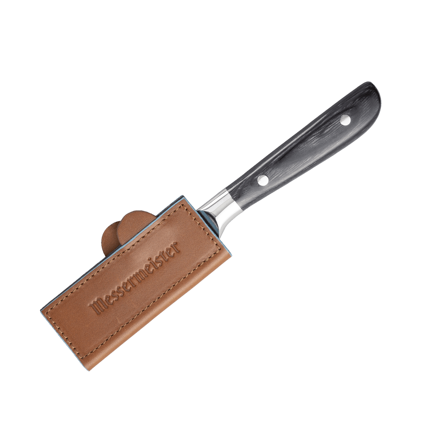 SADDLE BROWN MAGNETIC LEATHER EDGE-GUARD - 10 CM