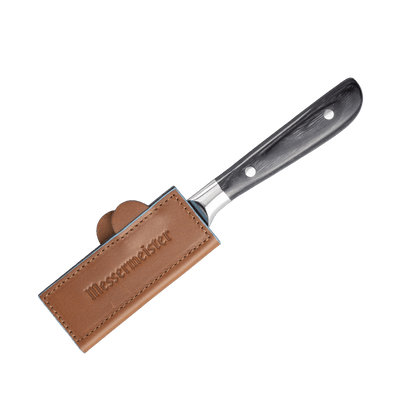 SADDLE BROWN MAGNETIC LEATHER EDGE-GUARD - 10 CM