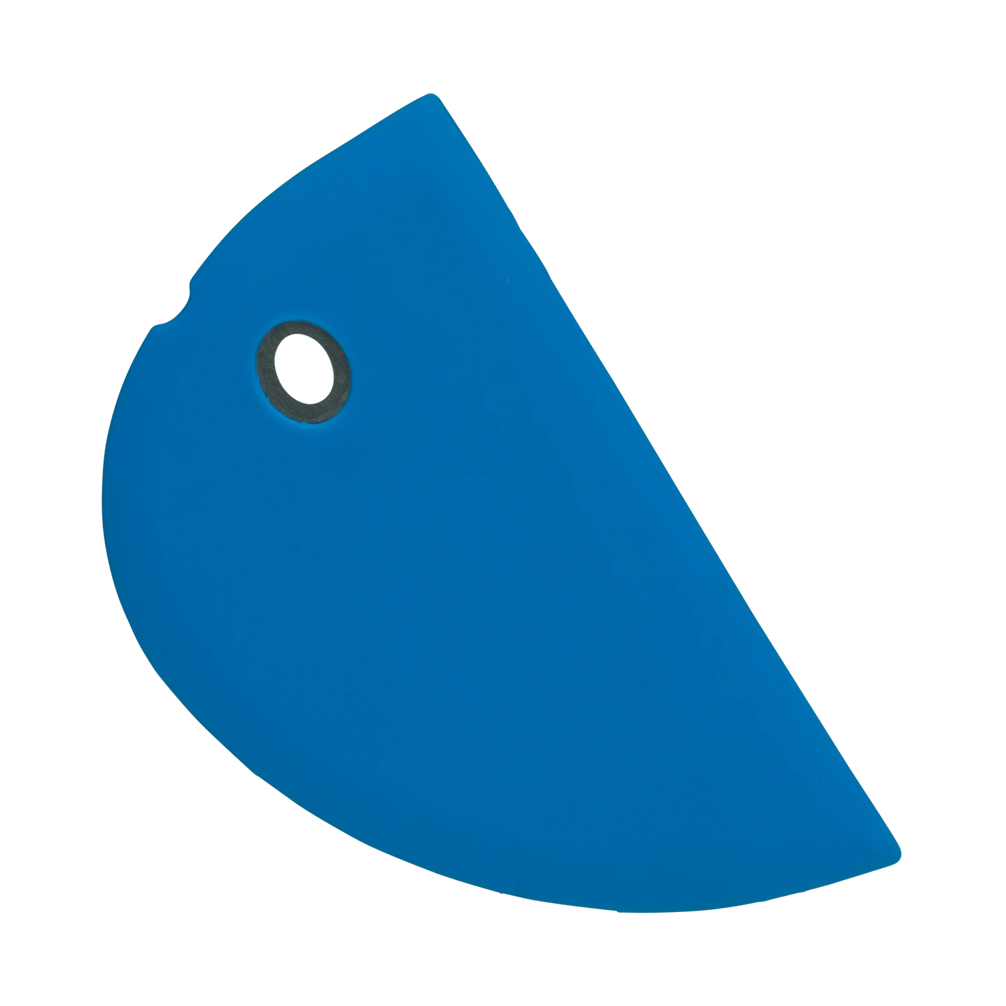 SILICONE BOWL SCRAPER BLUE